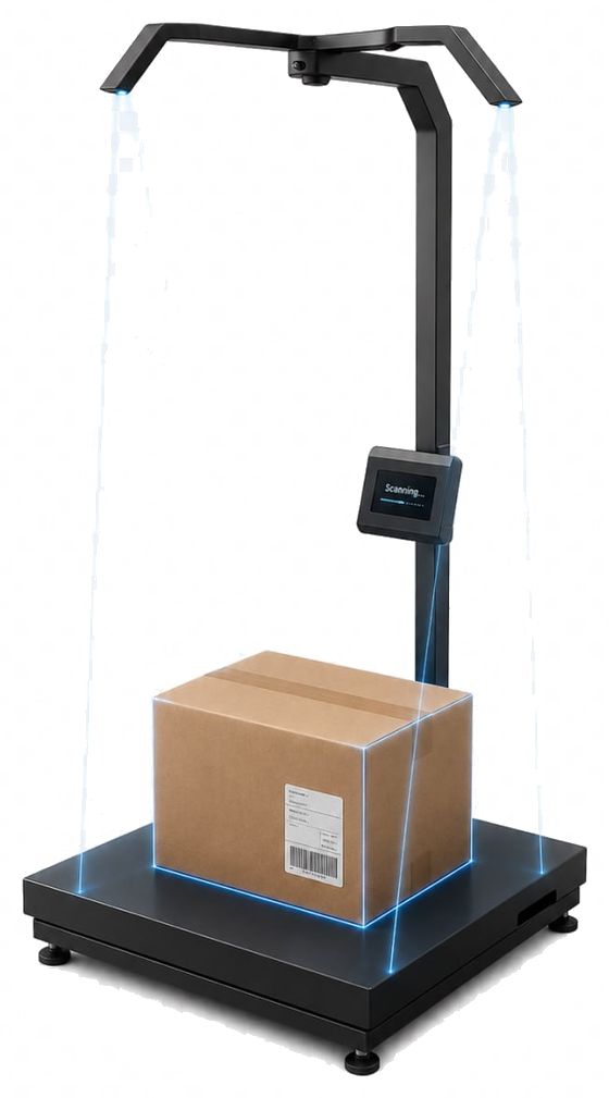 Crauzer station scanning a parcel